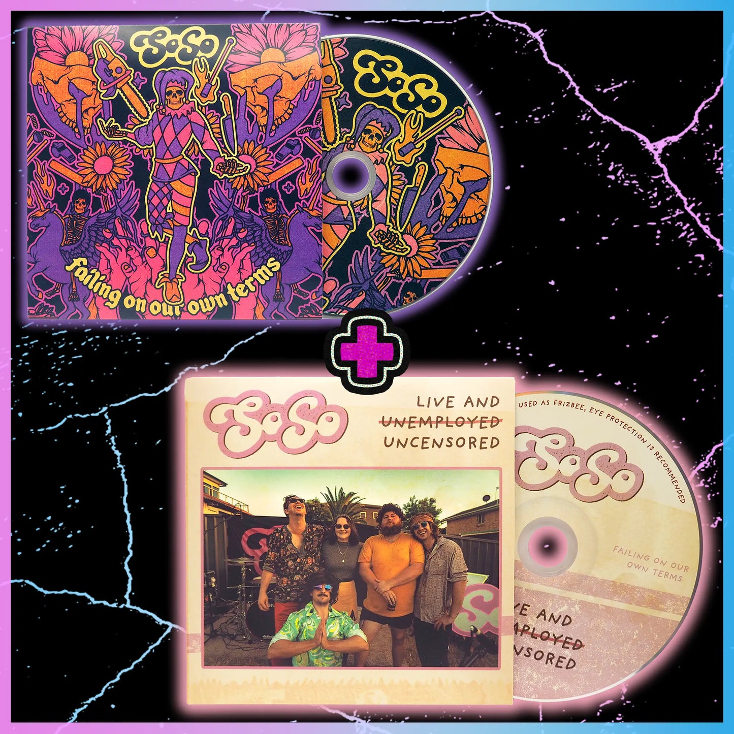 2 CD Combo - EP#2 Failing On Our Own Terms & Live And Uncensored [DISCOUNTED]